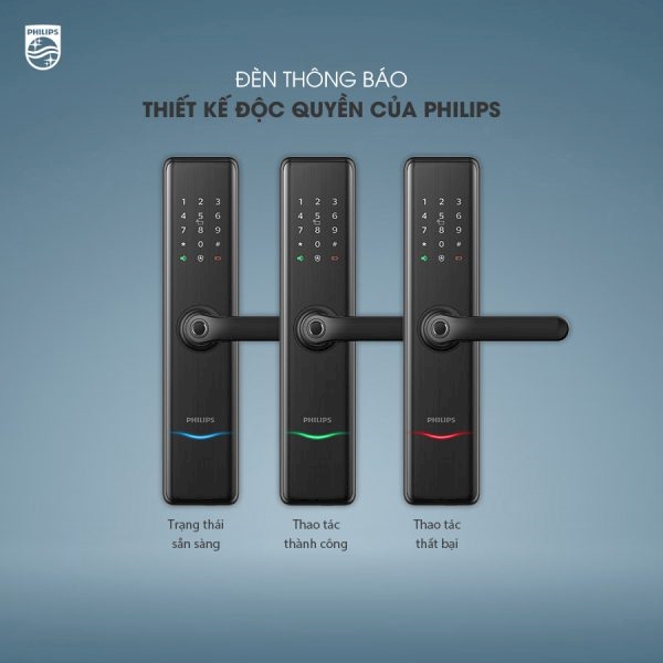 Khóa cửa vân tay Philips 7300 5