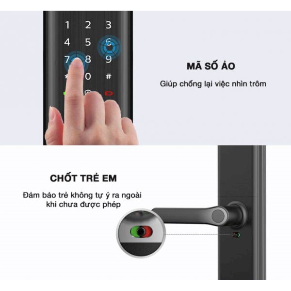 Khóa cửa vân tay Philips 7300 5