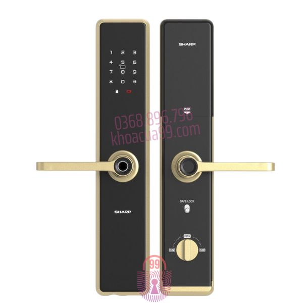 Khóa cửa vân tay mã số Sharp A1-B