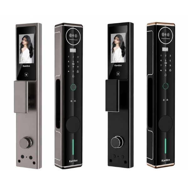 Khóa cửa vân tay Kardos SmartLock A18 Pro Face ID 3D - mặt sau