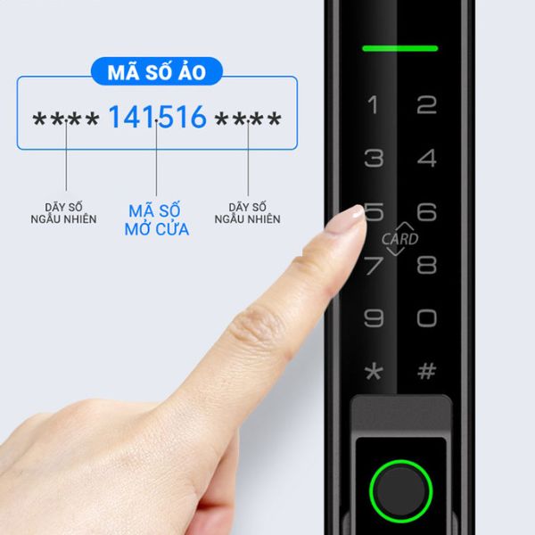 Khóa cửa nhôm vân tay Kitos KT AL630 Plus