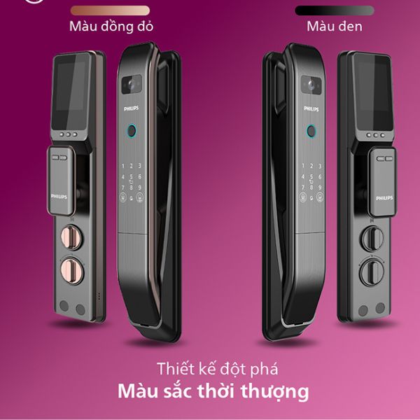 Khóa cửa vân tay Philips DDL303 Camera