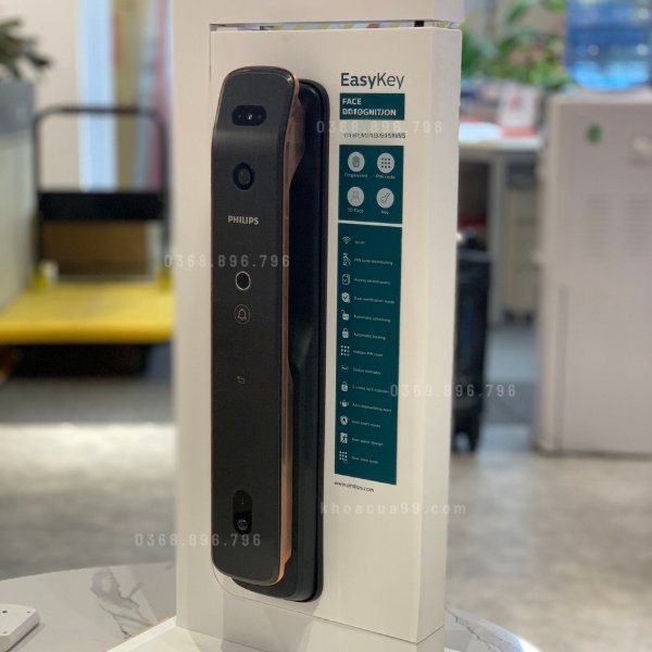 Khóa cửa Philips DDL709 Face 3D, đàm thoại 2 chiều