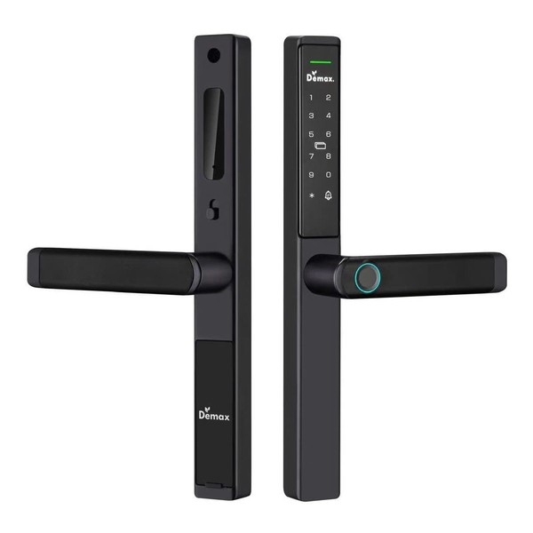 Khóa vân tay chống nước IP66 có camera Demax EL-C103 chính hãng - mặt sau
