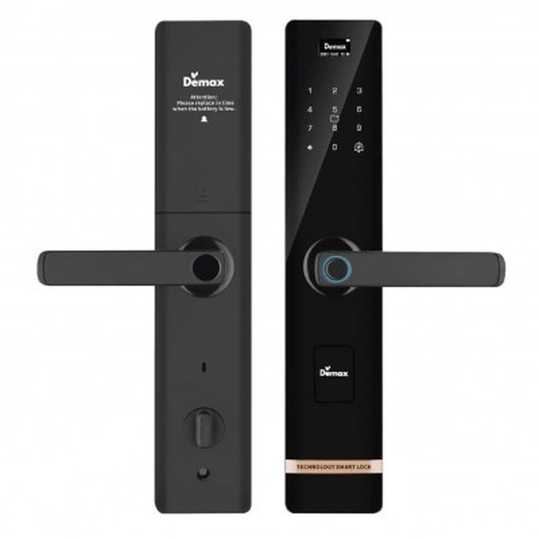 Khóa thông minh có camera Demax EL-C619 chính hãng - lắp đặt thực tế