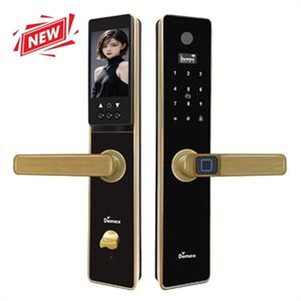 Khóa vân tay thông minh có camera Demax EL-C626 chính hãng - lắp đặt thực tế