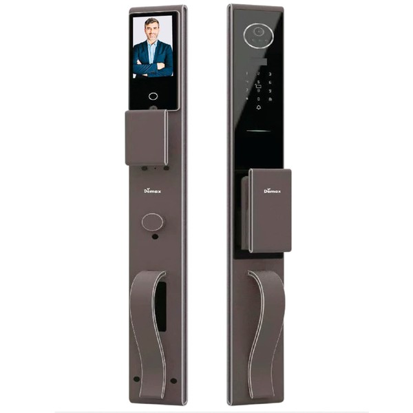 Khóa Face ID 3D đại sảnh hiện đại Demax EL-MS999 chính hãng - mặt sau