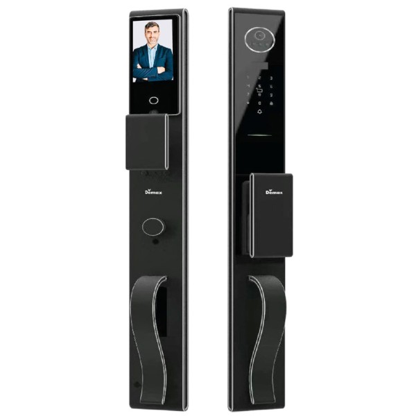 Khóa Face ID 3D đại sảnh hiện đại Demax EL-MS999 chính hãng - lắp đặt thực tế