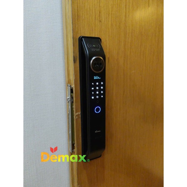 Khóa Face ID 3D Demax EL912 chính hãng - lắp đặt thực tế