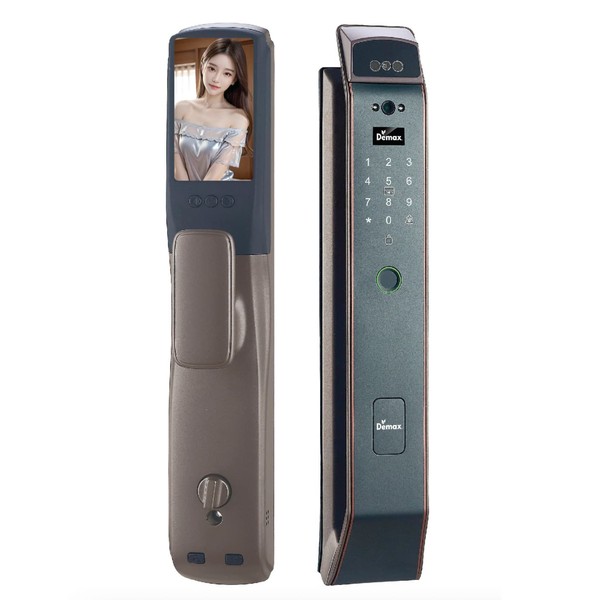 Khóa nhận diện khuôn mặt 3D Face ID Demax EL919 chính hãng - mặt sau