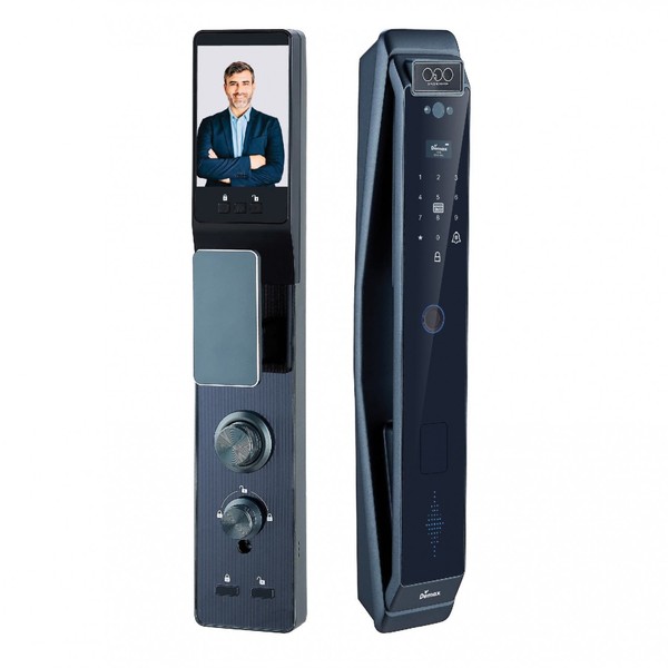 Khóa nhận diện khuôn mặt 3D Face ID cao cấp Demax EL966 chính hãng - mặt sau