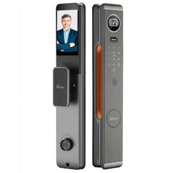 Khóa Face ID 3D Demax MS999 AI CNC chính hãng - mặt sau
