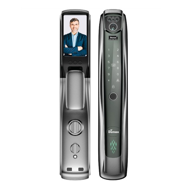 Khóa nhận diện khuôn mặt 3D Face ID Demax SL920 chính hãng - mặt sau