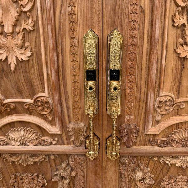 Khóa cửa vân tay Kardos SmartLock DS 611 Pro Face ID 3D - mặt sau