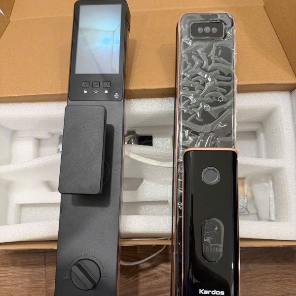 Khóa cửa vân tay Kardos GF19 có camera, mở bằng khuôn mặt - thông số kỹ thuật