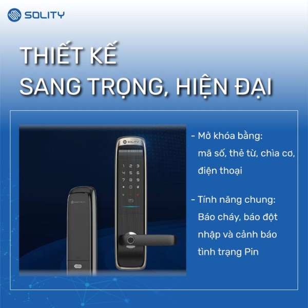 Khoá cửa Solity GM-6000BK