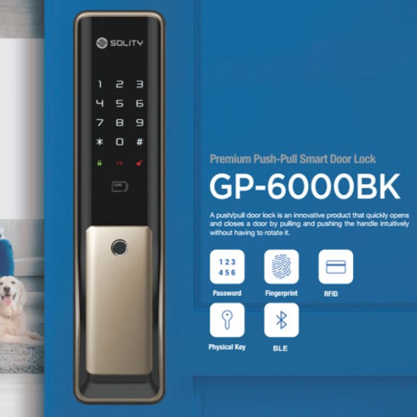 Khoá cửa Solity GP-6000BK