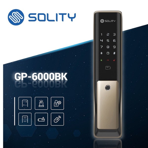 Khoá cửa Solity GP-6000BK