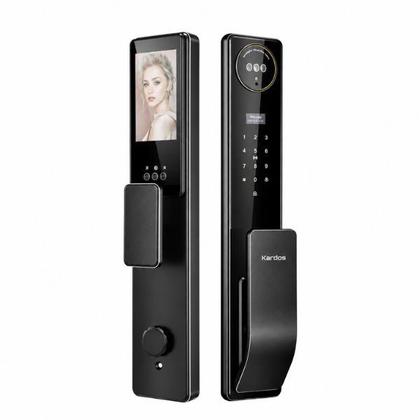 Khóa cửa vân tay Kardos GF18 nhận diện khuôn mặt và lòng bàn tay