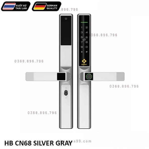 Khóa cửa vân tay cửa nhôm Hubert HB CN68