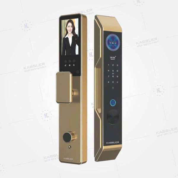 Khóa cửa Kassler KL899 PRO CNC mở bằng khuôn mặt 3D và lòng bàn tay