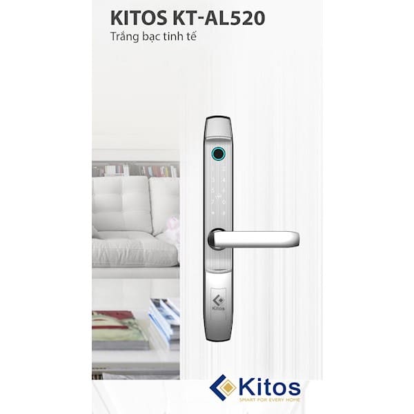 Khóa cửa nhôm vân tay Kitos KT AL520 II