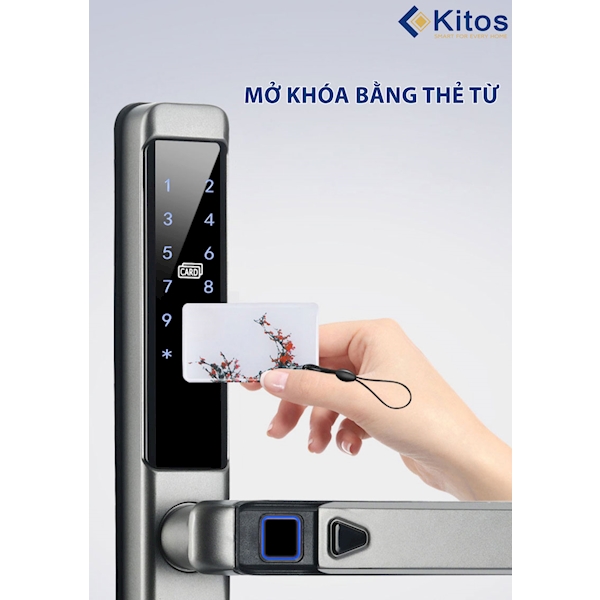 Khóa cửa nhôm vân tay Kitos KT AL650
