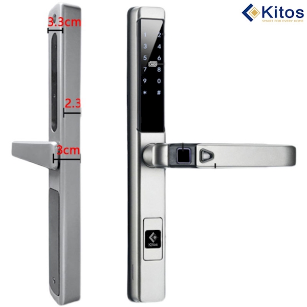 Khóa cửa nhôm vân tay Kitos KT AL650 Plus