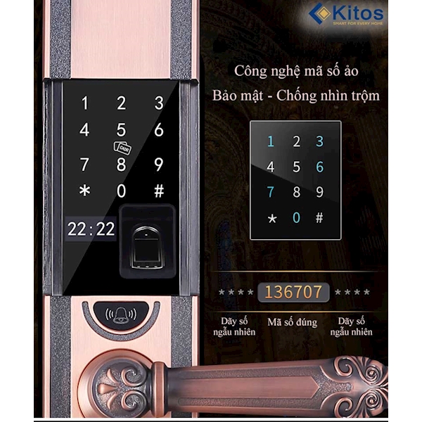 Khóa cửa vân tay Kitos KT C500