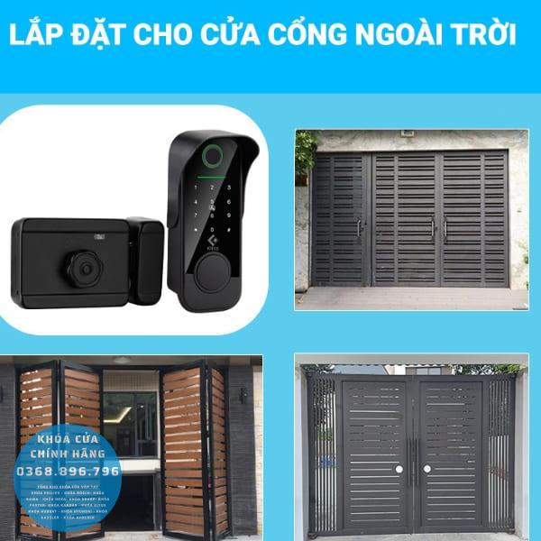 Khóa cửa cổng vân tay Kitos KT-DL03 Pro