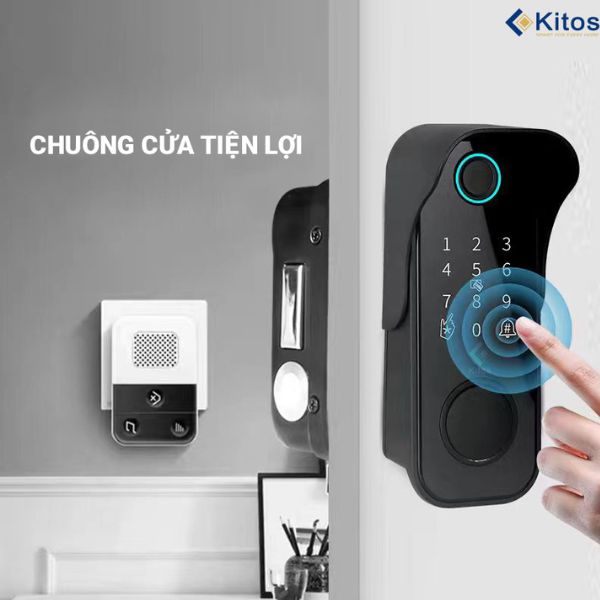 Khóa cửa cổng vân tay Kitos KT-DL04 Pro