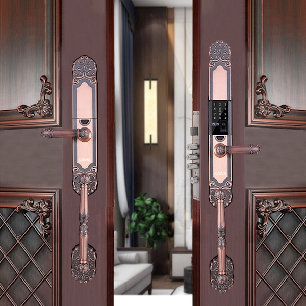 Khóa cửa vân tay tân cổ điển Kawa KDS02