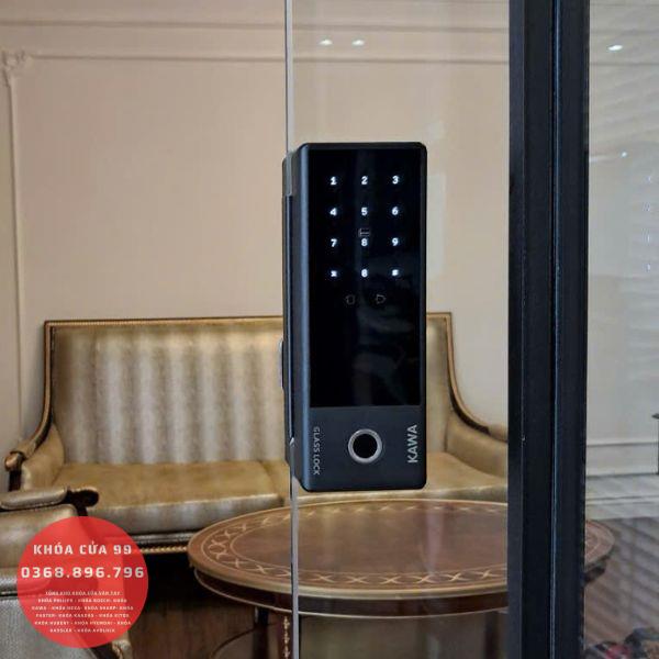 Khóa cửa kính vân tay cao cấp Kawa KG05