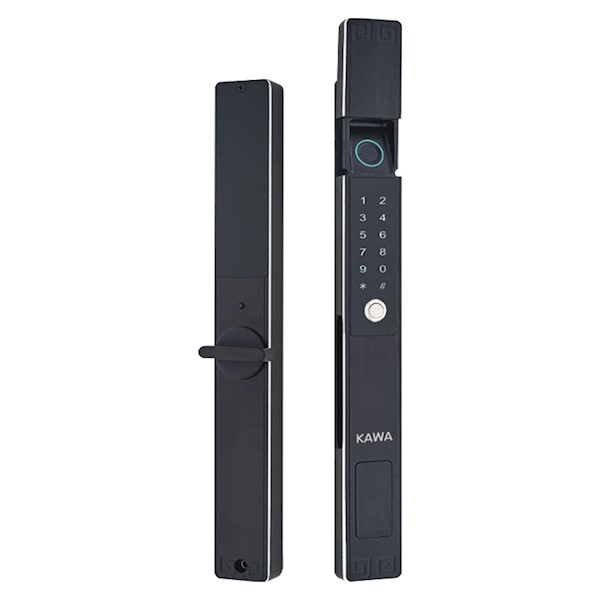 Khóa cửa nhôm kính vân tay Kawa KN302 chống nước Ip67