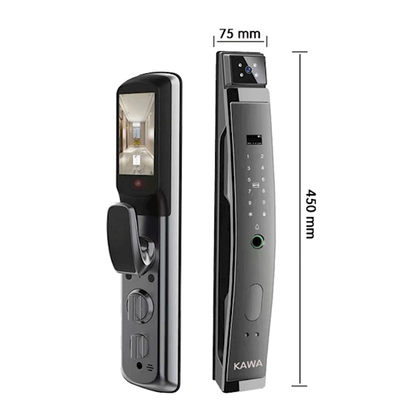 Khóa cửa vân tay Kawa KT50 Face 3