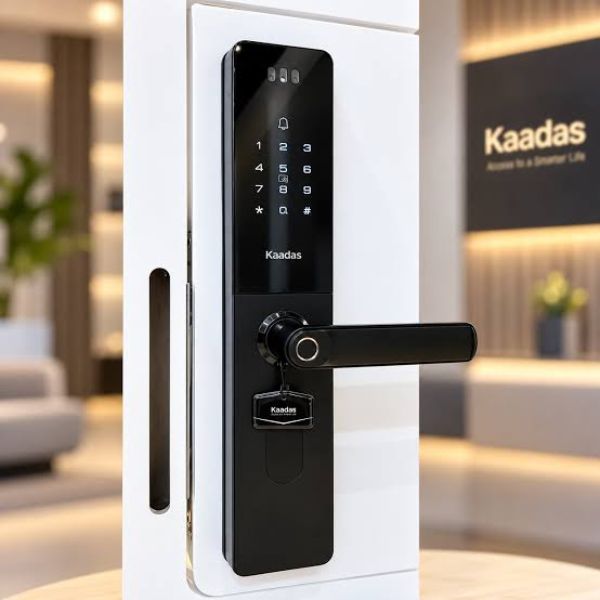 Khóa cửa Kaadas M1-FVP nhận diện khuôn mặt 3D, màn hình 4 inch - mặt sau