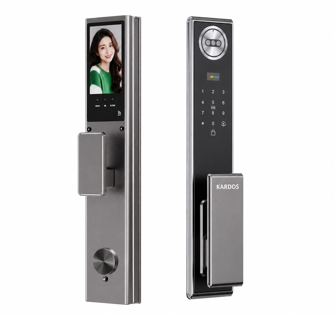 Khóa cửa vân tay Kardos SmartLock No6 Face ID 3D - phụ kiện