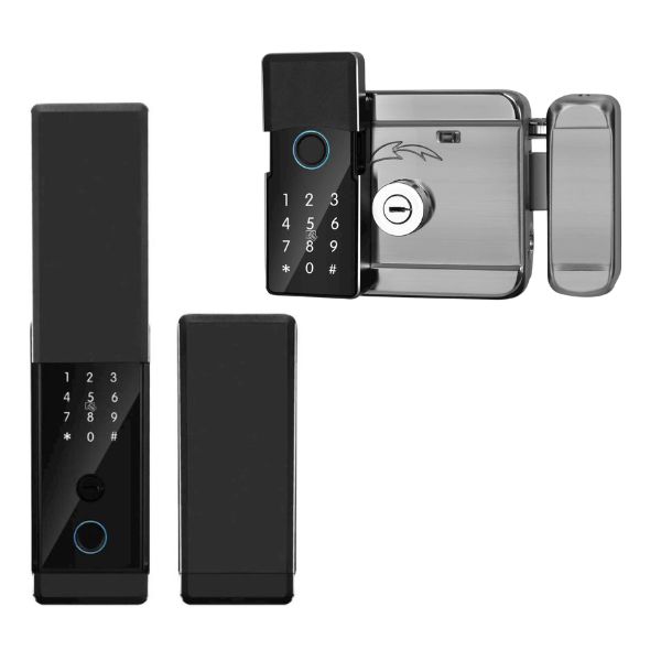 Khóa cửa vân tay Kardos SmartLock NT05 Pro - lắp đặt thực tế