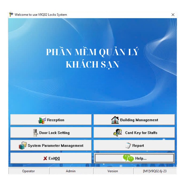 Phần mềm quản lý khóa khách sạn