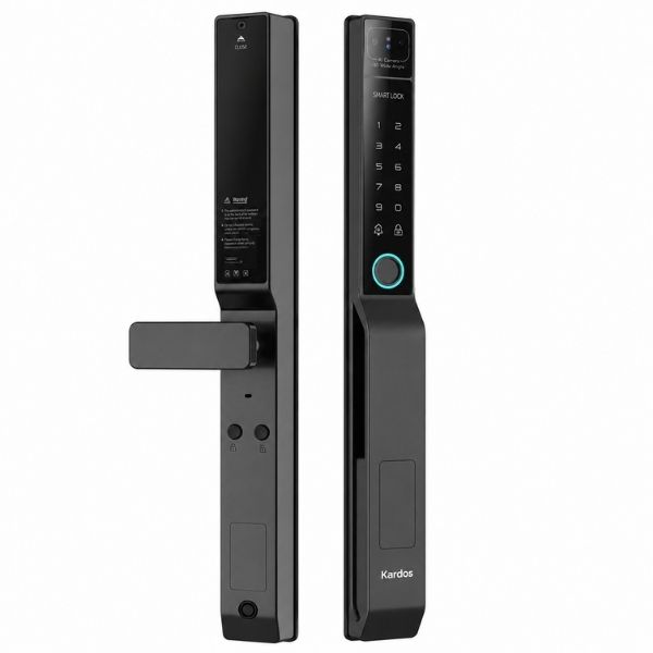 Khóa cửa vân tay Kardos SmartLock Z6 Pro Face ID 3D - lắp đặt thực tế